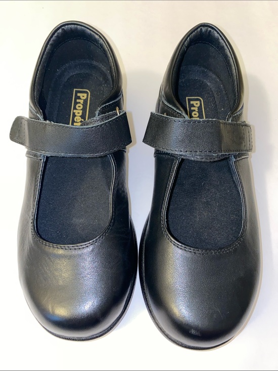 Propet Shoes - Propét Women's Mary Janes Walker Black Leather Comfort Shoes Size 9 XX Ortho